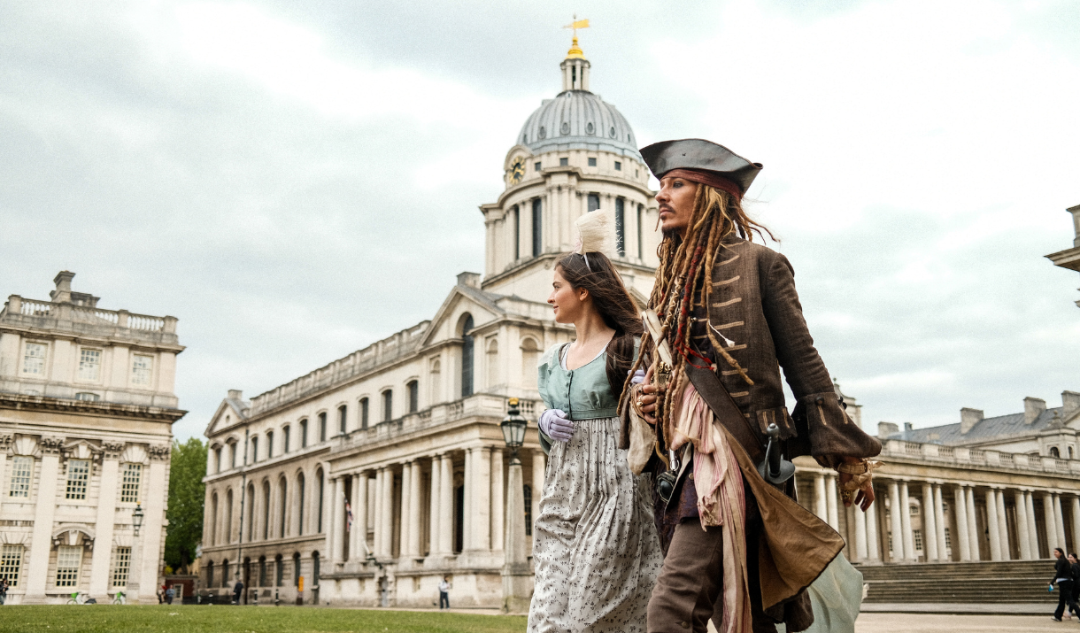 Unmissable - Movie characters visit the Old Royal Naval College